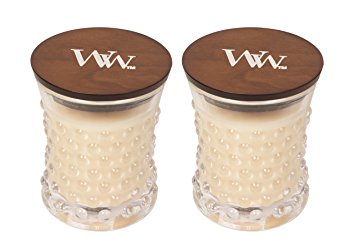 WoodWick Vintage Hobnail Candle Vanilla Bean Pack of 2