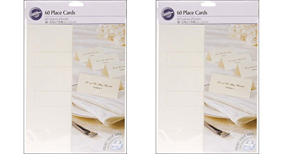 Wilton Ivory Place Cards - 2 Packs