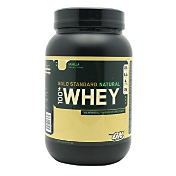 100% Whey Gold Standard Natural - Vanilla Optimum Nutrition 1.9 lbs Powder