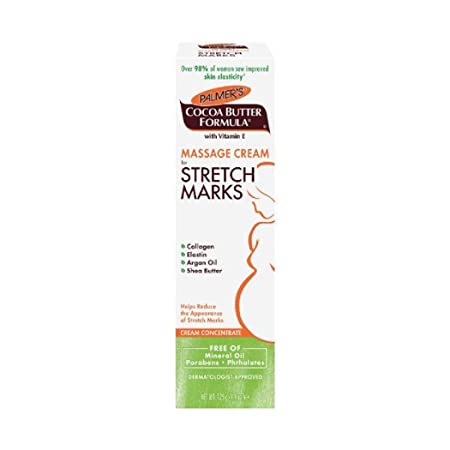 Palmer's Cocoa Butter Formula Massage Cream for Stretch Marks and Pregnancy Skin Care, 4.4 oz.