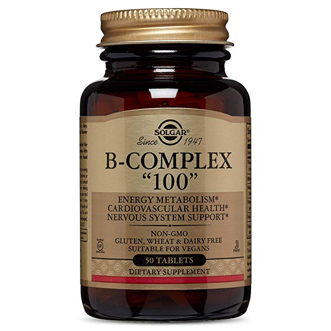 Solgar B-Complex Tablets, 50 Count