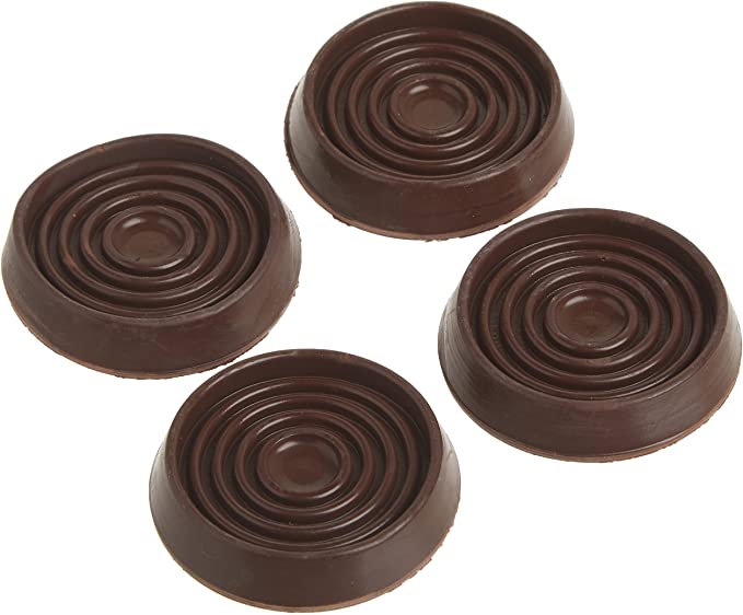 Shepherd Hardware 9077 1-3/4-Inch Round Rubber Furniture Cups