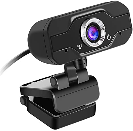 1080P HD Webcam with Dual Microphones, Webcam for Gaming Conferencing, Laptop or Desktop Webcam, USB Computer Camera for Mac, Free-Driver Installation，Manual Focus 120 °Wide Angle Range