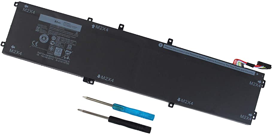 4GVGH Laptop Battery for Dell XPS 15 9550 Precision 5510 1P6KD 01P6KD T453X 0T453X P56F P56F001 062MJV 451-BBUX 84WH 11.4V