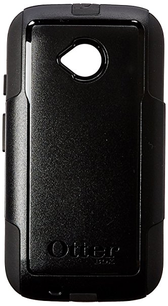 Otter Products Commuter Case for Moto E 2nd Gen/4G LTE - Retail Packaging - Black (Black/Black)