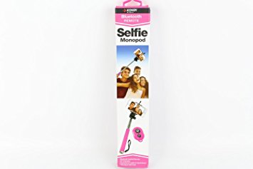 iCover By Digicom Bluetooth Remote Selfie Stick Monopod Pink