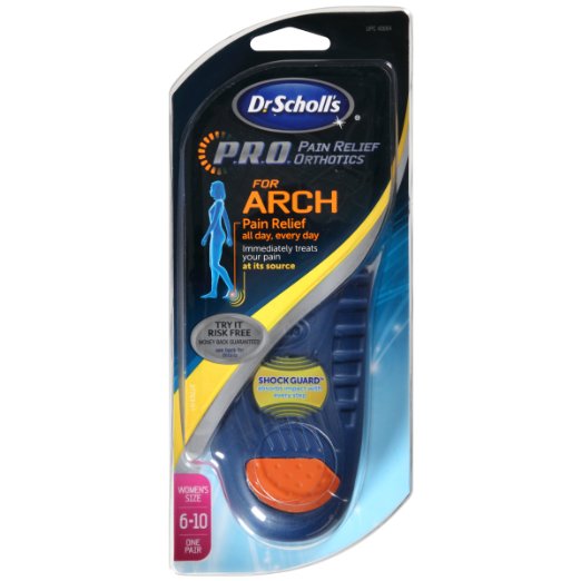 Dr. Scholl's P.r.o. Arch Pain Relief Orthotic (Women 6-10) 1 Pair