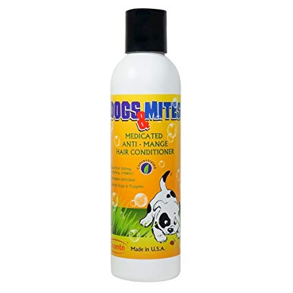 Dogs n Mites Medicated Anti Demodex Hair Conditioner with Tea tree oil, Neem and Lemon Grass 6.0 OZ  (Concentrated)