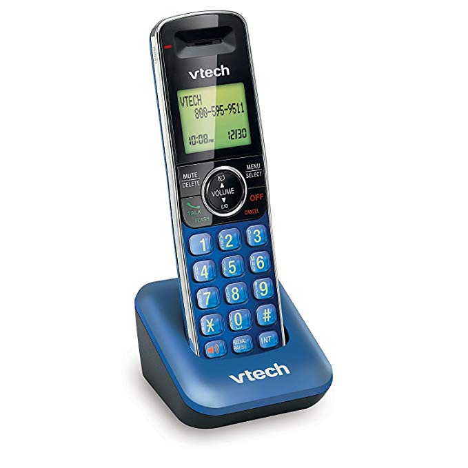 VTech CS6409-15 Accessory Cordless Handset for VTech CS6419 & CS6429 Series Cordless Phone Systems, Blue