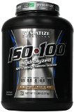 Dymatize ISO 100 Post Workout and Recovery Supplements Gourmet Chocolate 5 Pound