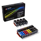 Arthur Imaging Compatible Ink Cartridge Replacement for Canon PGI-250XL CLI-251XL 4 Large Black 2 Small Black 2 Cyan 2 Yellow 2 Magenta 2 Gray 14-Pack