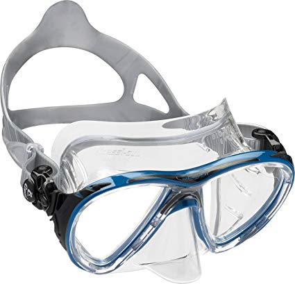 Cressi Adult high-end Scuba Diving mask Made in The Revolutionary Crystal Silicone | Big Eyes Evolution Crystal Made in Italy