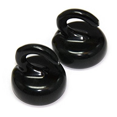 CMS Magnetics® 9 lb Holding Power Neodymium Magnetic Hook Rubber Coated. Pack of 2