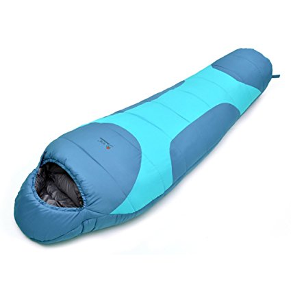 Mountaintop Mummy Sleeping Bag Lightweight Backpacking Sleeping Bags for Adults Camping Hiking Traveling with Compression Sack