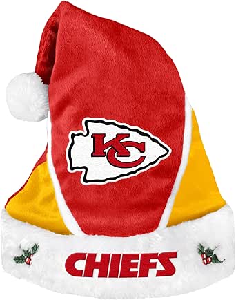 FOCO Kansas City Chiefs Santa Hat Colorblock