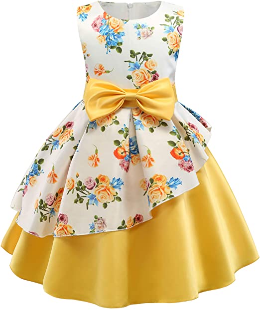 NSSMWTTC Flower Girls Pageant Party Dresses Kids Special Occasion Dress