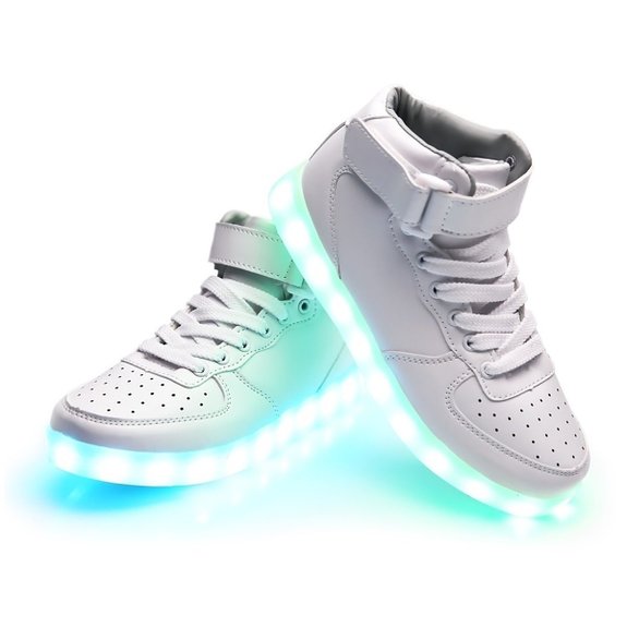 iTURBOS SuperNova  Hover Light Up Shoes - Light Up LED Shoes for Women - 7 Static & 3 Dynamic Color Modes, 1 Strobe Mode - Trendy Rechargeable LED Sneakers (Charger Included)