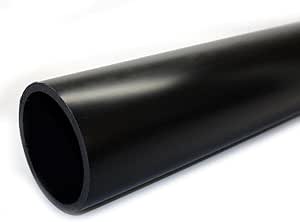 DWV Drain Pipe - Black ABS Custom Size and Length 1-1/2 inch (1.5) Inch - 1.5 inch x 2'