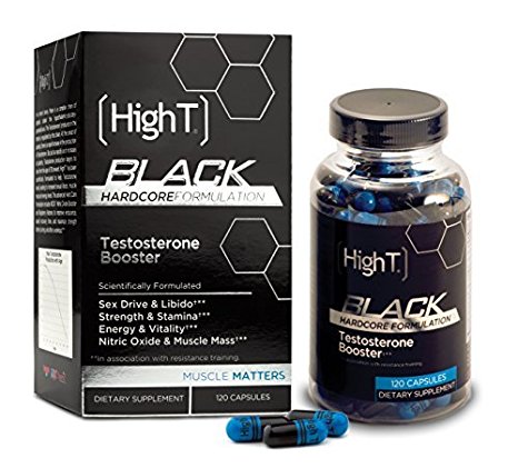 High T Black - Best Testosterone Booster - 2 Pack - 240 Count