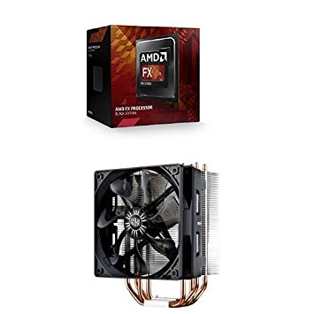 AMD FD6300WMHKBOX FX-6300 6-Core Processor Black Edition with Cooler Master Hyper 212 EVO - CPU Cooler with 120mm PWM Fan