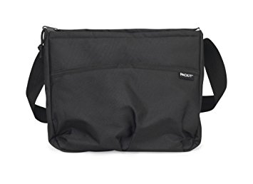 PackIt Freezable Carryall Lunch Bag, Black
