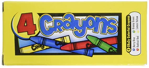 Four Crayons Per Box - 12 Boxes Per Unit