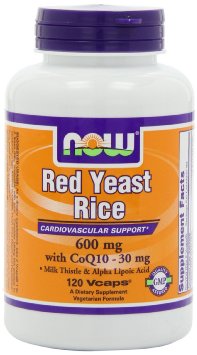 NOW Foods Red Yeast Rice & Coq10, 120 Vcaps