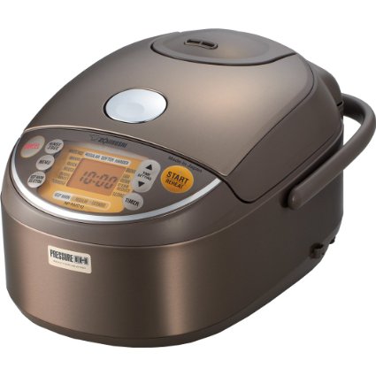 Zojirushi NP-NVC10 Induction Heating Pressure Cooker Uncooked and Warmer 55 Cups10-Liter