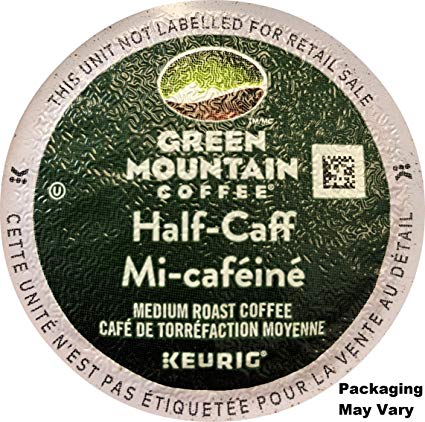 Green Mountain Coffee Half-Caff 48 K-Cups for Keurig Brewers (Packaging May Vary)