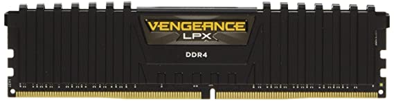 Corsair Vengeance LPX 4GB (1 x 4GB) DDR4 DRAM 2400MHz (PC4-19200) C16 Memory Kit, Black