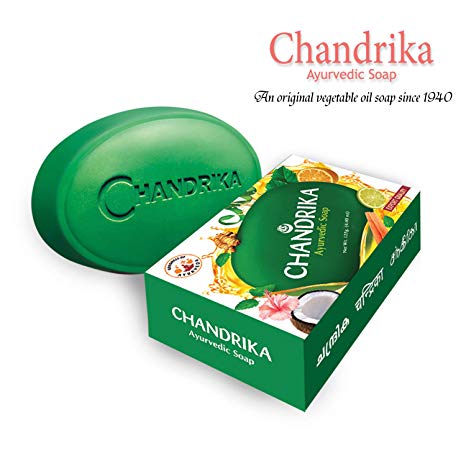 Chandrika Bath and Body Ayurvedic Oval Bar Soap (Pack of 5) (125gm)