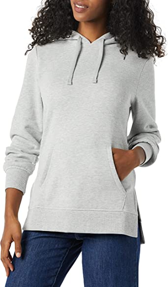 Amazon Essentials Womens French Terry Hooded Tunic Sweatshirt