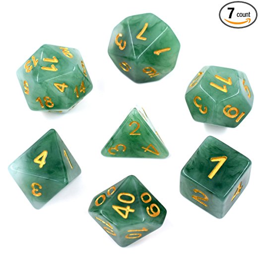 Polyhedral Dice Sets MTG Dice for Dungeons and Dragons Pathfinder DND RPG Table Gaming Dice