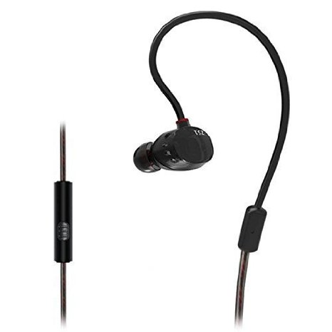 KZ ZS1 Dual Driver Extra Bass Wide Sound Field Sport In-Ear Monitors Headphones with Microphone