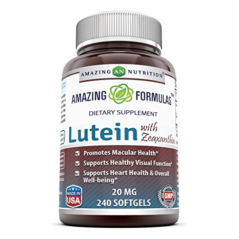 Amazing Nutrition Lutein 20 Mg 240 Softgels