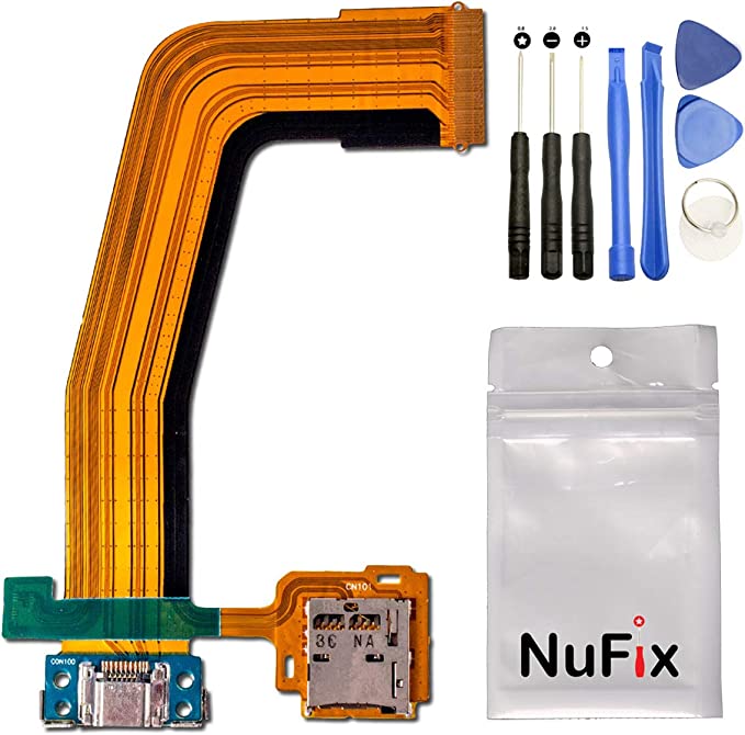 NuFix Replacement for Samsung Galaxy Tab S 10.5 Charging Port Flex Connector Board Module PCB Part Dock Connector USB Cable for Samsung Galaxy Tab S 10.5 SM-T800 SM-T805 SM-T807 T800 T805 T807