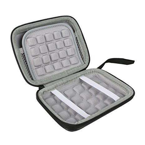 Hard Travel Case for WD My Passport 1TB 2TB 3TB 4TB USB 3.0 Portable External Hard Drive by co2CREA (Size 1)