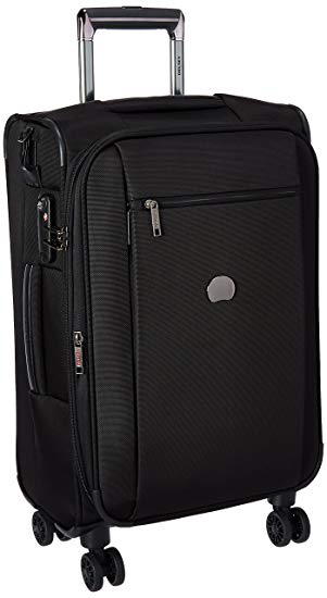 Delsey Luggage Montmartre Carry Spinner Suitcase, Black