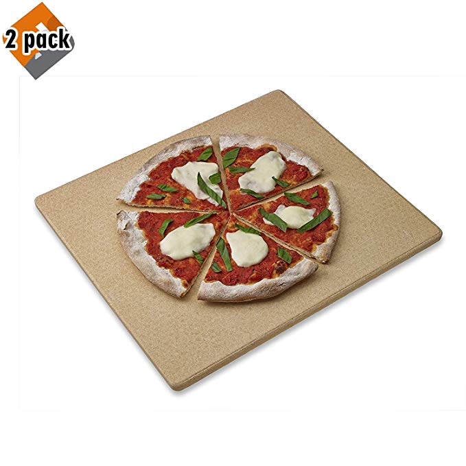 Old Stone Oven Rectangular Pizza Stone - 2 Pack