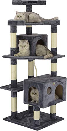 Go Pet Club Cat Tree Condo Scratcher Post Pet Bed Furniture