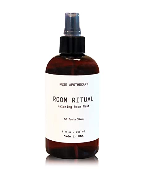 Muse Bath Apothecary Room Ritual - Aromatic and Relaxing Room Mist, 8 oz, Infused with Natural Essential Oils - California Citrus