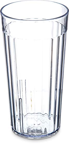 Carlisle 111607 Bistro Tumbler, 16 oz, Clear, Plastic (Case of 72)