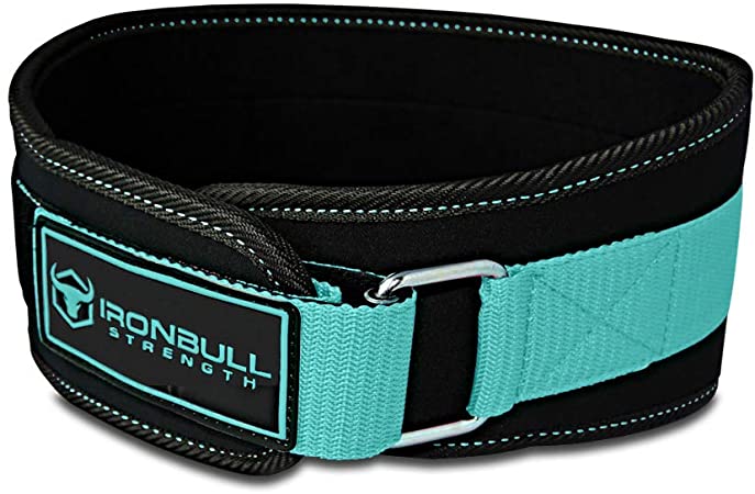 Iron Bull Strength Women Weight Lifting Belt - High Performance Neoprene Back Support - Light Weight & Heavy Duty Core Support for Weightlifting and Fitness