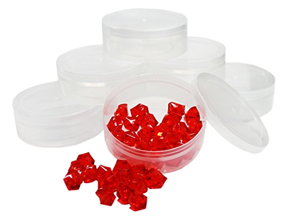 30 Mini STORAGE CONTAINERS for Game Pieces, Meeples, Jewelry or Beads | Snap Top | BitsBins
