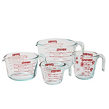 Pyrex Measuring Cup 4 Piece Set