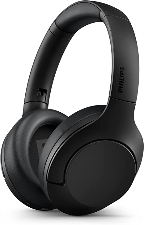 Philips H8506 Over-Ear Wireless Headphones with Noise Canceling Pro (ANC) and Multipoint Bluetooth Connection, Black (TAH8506BK/00)