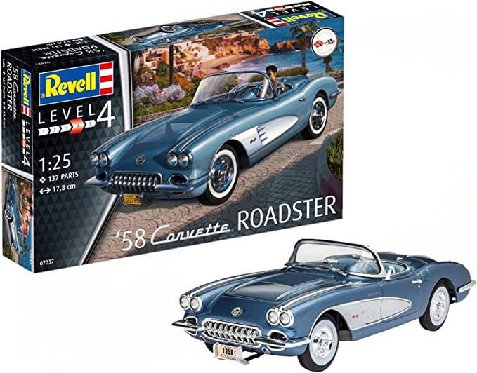 Revell Germany 07037 58 Corvette Roadster Model Kit Model Building Kit