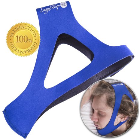 EasySleep Pro Blue Adjustable Stop Snoring Chin Strap