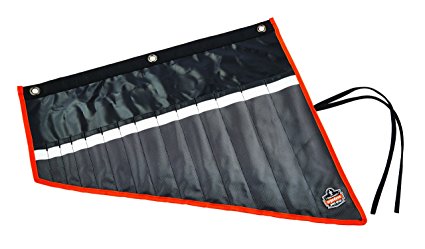 Arsenal 5873 Wrench Roll-Up Pouch, Tall, 14-Pockets, Black