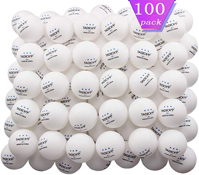 TADICK 100 Pack 3-Star Ping Pong Ball Premium Table Tennis Balls
